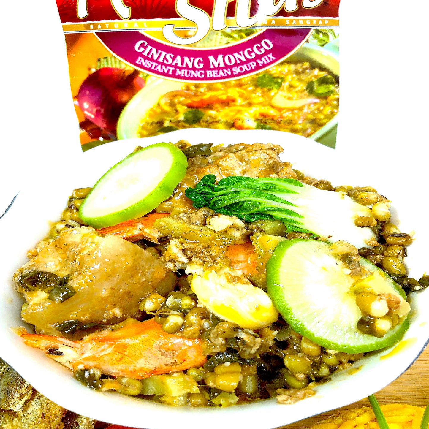 FILIPINO INSTANT "GINISANG MONGGO" SAUTÉED MUNG BEAN POWDERED MIX